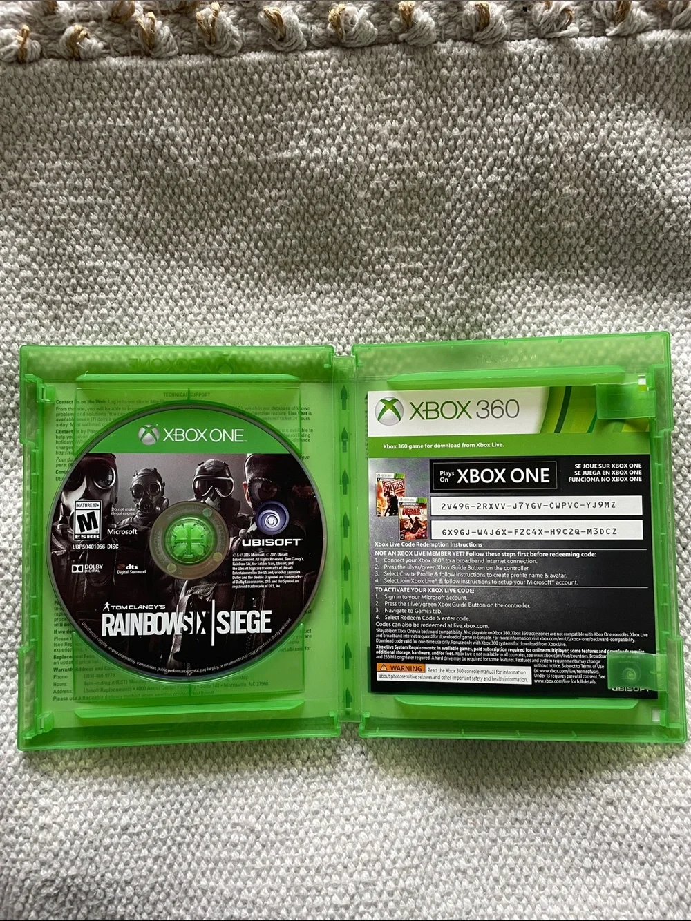Tom Clancy's Rainbow Six Siege - Xbox One (Green)